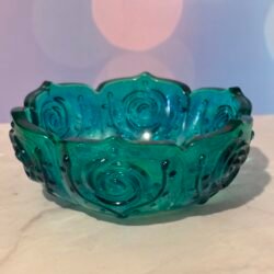 lotus blossom trinket bowl - ocean