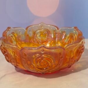 lotus blossom trinket bowl - sunset